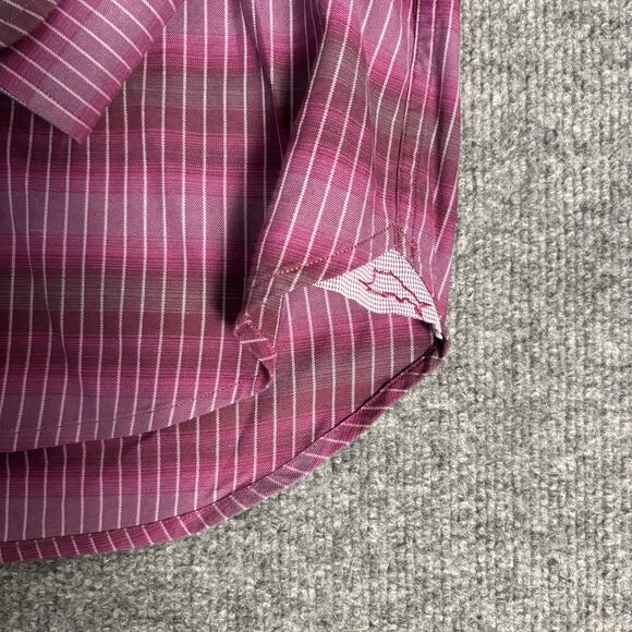 Tommy Bahama Shirt Mens Medium Silk Blend Button Up Long Sleeve Striped Casual - Picture 2 of 16